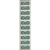 Image 2 : Havana, Cuba, El Banco Espanol de la Isla de Cuba, uncut sheet of ten 20 centavos, 15-2-1897, serial