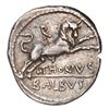 Image 2 : Roman Republic, AR denarius, L. Thorius Balbus, ca. 105 BC.