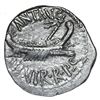 Image 1 : Roman Imperatorial, AR denarius, Mark Antony (triumvirs), military mint traveling with Legion XI, ca