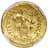 Image 2 : Byzantine Empire, AV solidus, Justin II, 565-578 AD, Constantinople mint, NGC MS, strike 5/5, surfac