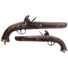Image 1 : European flintlock boarding pistol, early 1800s.