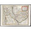 Image 1 : French copperplate-engraved map of Paraguay by Nicolas Sanson (1657), reprint ca. 1705 from the firs