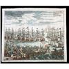 Image 1 : German copperplate engraving of the arrival of the Prince of Orange in London (ships) by Matthaus Me