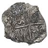 Image 2 : Potosi, Bolivia, cob 8 reales, 1619 (T), quadrants of cross transposed, Grade 4.