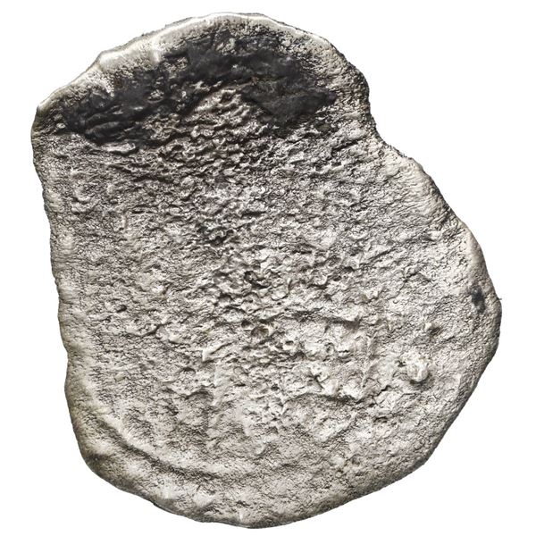 Potosi, Bolivia, cob 8 reales, Philip III, assayer not visible, Grade 4 ( 1 point ), with hand-signe