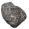 Image 1 : Potosi, Bolivia, cob 8 reales, (1650-2) O or E, with uncommon crown-alone (Mastalir K4o1) countermar