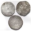 Image 1 : Lot of three Overijssel, United Netherlands, "rider" ducatoons: 1677, 1679, and 1680.