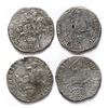 Image 1 : Lot of four United Netherlands, "rider" ducatoons , some mints and/or dates visible.