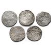 Image 1 : Lot of five United Netherlands, "rider" ducatoons, some mints and/or dates visible.