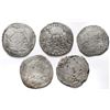 Image 2 : Lot of five United Netherlands, "rider" ducatoons, some mints and/or dates visible.
