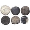 Image 2 : Lot of six Spanish or United Netherlands ducatoons, dark and encrusted as found.