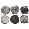 Image 2 : Lot of six Spanish or United Netherlands ducatoons, dark and encrusted as found.