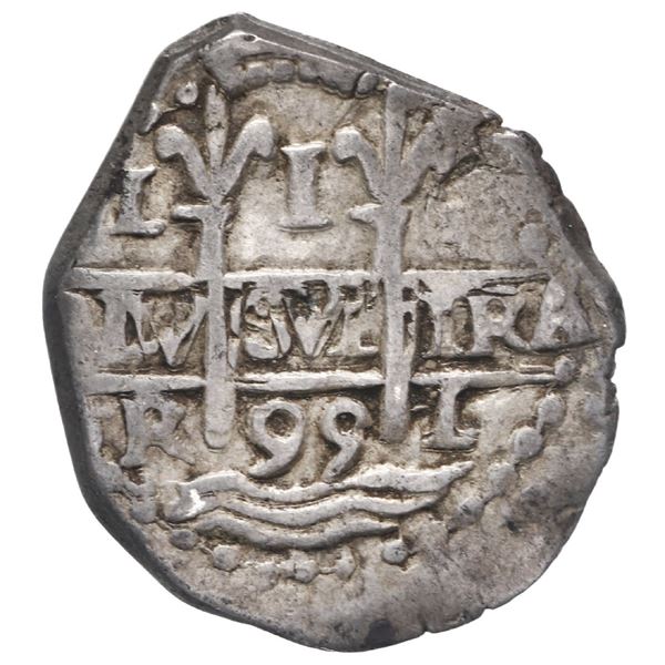 Lima, Peru, cob 1 real, 1695 R.