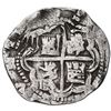 Image 2 : Potosi, Bolivia, cob 8 reales, Philip II, assayer B (5th period).