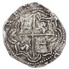 Image 2 : Potosi, Bolivia, cob 4 reales, Philip II, assayer B (5th period).
