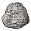 Image 1 : Potosi, Bolivia, cob 4 reales, Philip IV, assayer P (early 1620s), quadrants of cross transposed.