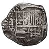 Image 1 : Potosi, Bolivia, cob 4 reales, Philip IV, assayer P (mid-1620s), quadrants of cross transposed.