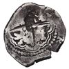 Image 2 : Potosi, Bolivia, cob 4 reales, (1649) O, crowned-? countermark on cross.