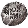 Image 1 : Potosi, Bolivia, cob 8 reales, 1717 Y.