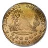 Image 2 : Potosi, Bolivia, gold 2 scudos, 1834 LM, PCGS AU details / tooled.