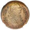 Image 1 : Popayan, Colombia, gold bust 8 escudos, Ferdinand VII (bust of Charles IV), 1819 FM, off-center doub