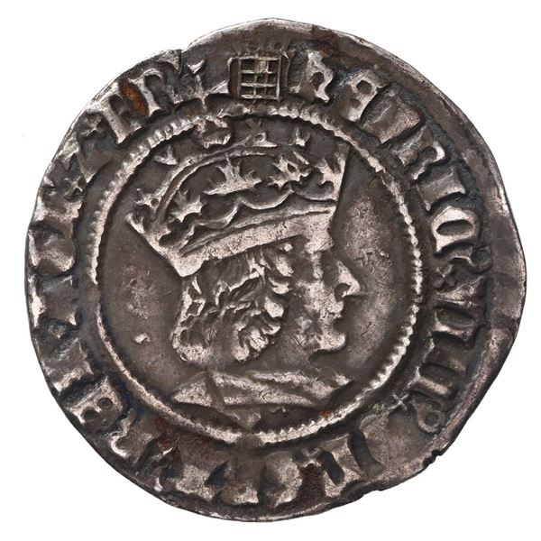 England (London mint), groat, Henry VIII (1509-47), first coinage (1509-26, portrait of Henry VII),