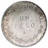 Image 2 : Oaxaca, Mexico, provisional 1 peso, 1915, no TM, PCGS MS64.