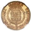 Image 2 : Lima, Peru, gold bust 8 escudos, Ferdinand VI, 1758/7 JM, NGC AU details / mount removed.