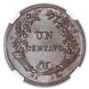 Image 2 : Lima, Peru, copper 1 centavo, 1944, straight CENTAVO, NGC MS 63 BN, finest and only example in NGC c