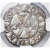 Image 2 : Scotland (Edinburgh mint), billon bawbee (sixpence), Mary, first period (1542-58), NGC VF 35.