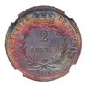Image 2 : Switzerland, Canton of Neuchatel, copper pattern 2 francs, Alexandre Berthier, 1814/3, rare, NGC pro