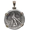 Image 2 : Ancient Egypt, AR tetradrachm, Ptolemy IV, ca. 116-106 and 88-80 BC, aligned axis, mounted in heavy 