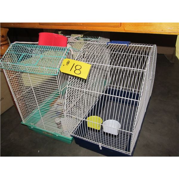 2 BIRD CAGES