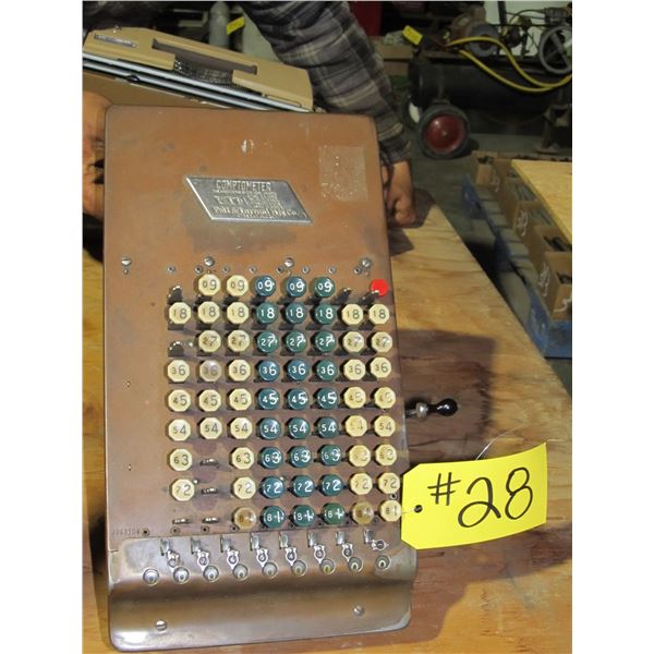 COMPTOMETER ANTIQUE CALCULATOR/ADDING MACHINE