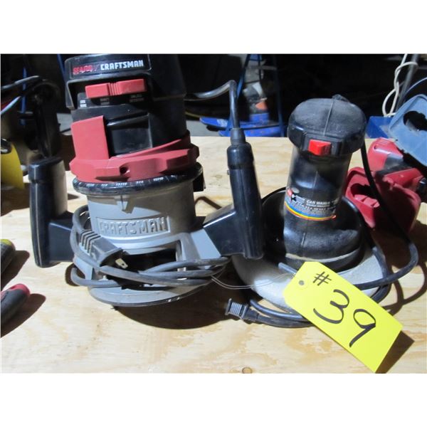 WEN CAR POLISHER & CRAFTSMAN ROUTER