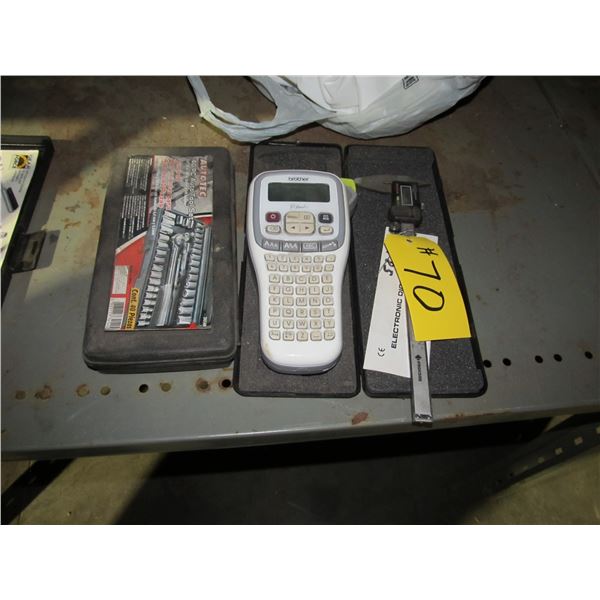 PRO CORE ELECTRONIC CALIPER & BROTHER LABELER