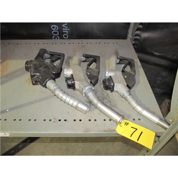 3 NEW AUTO SHUT OFF FUEL NOZZLES