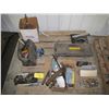 Image 1 : PALLET OF HAMMERS, SOCKETS, MOLE TRAP, GREASE FITTINGS, TURN BUCKLES, KNIVES