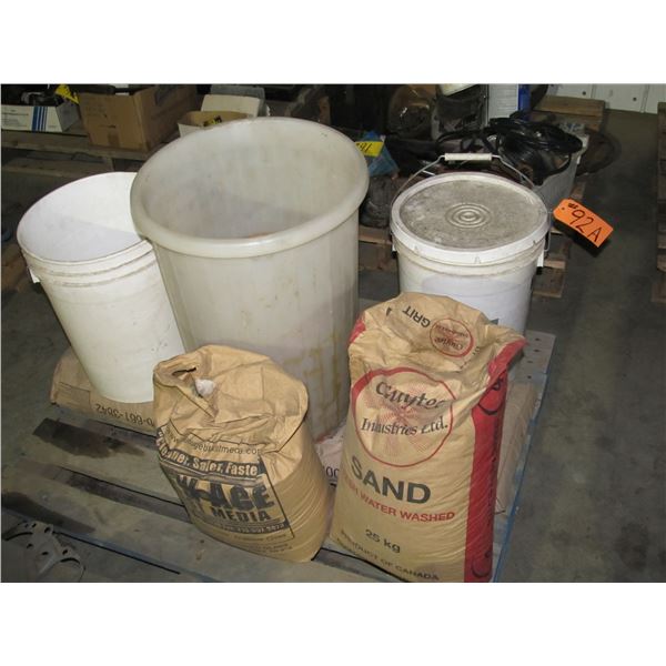 APPROX. 5 BAGS OF SANDBLASTING SAND