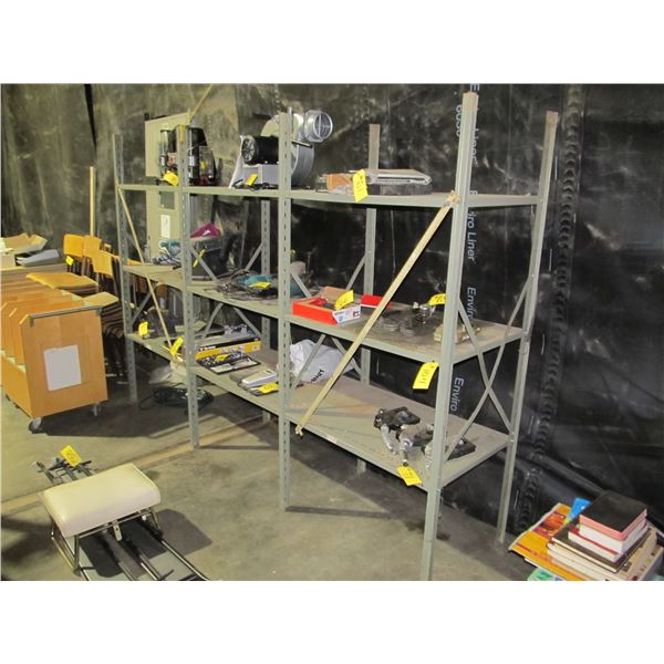APPROX. 10' X 6' METAL SHELVING