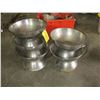 Image 1 : 5 STAINLESS STEEL COLANDERS