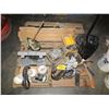 Image 1 : DOWELS, TILE SAW BLADES, DOOR PULLS, ELECTRICAL SUPPLIES, HACHET, MALLET