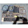 Image 1 : PALLET INCLUDING LONG HEAVY BOLTS, NUTS, HAIR AND COTTER PINS