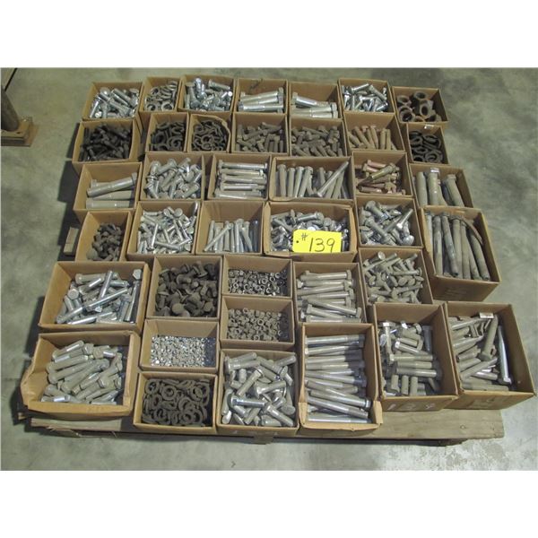 PALLET INCLUDING HD BOLTS, NUTS AND WASHERS