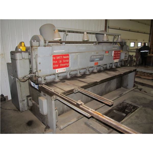 CINCINNATI 18 10' 3 PHASE METAL SHEAR
