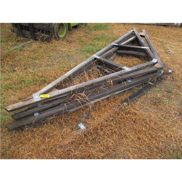 7 - 15' X 2 X 4" TRUSSES (ALL FOR ONE MONEY)