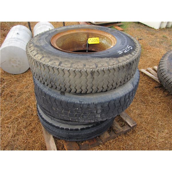 1 - 900X20, 3 - 1000X20 TIRES