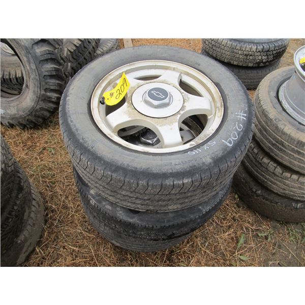 4  MICHELIN  225/60/16 FOR CHEV