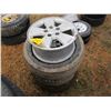 Image 1 : 3 TIRES, 4 TIRES ON 5 BOLT RIMS FOR CHEV