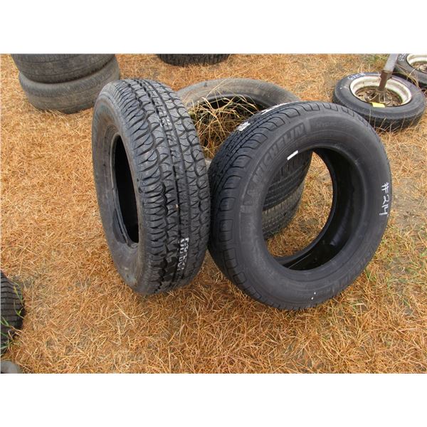 1 NEW MICHELIN 215/65/15,1 NEW 235/75/15, 2 GOOD YEAR 225/60/16